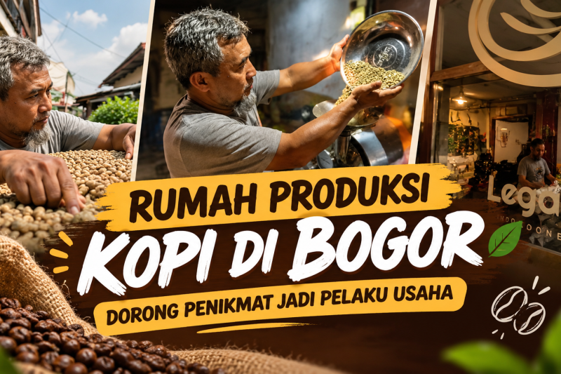 Rumah produksi kopi di Bogor dorong penikmat jadi pelaku usaha