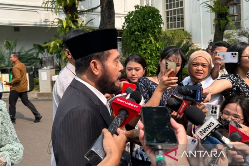 Eks Ketua MK Anwar Usman tiba di Istana jelang pelantikan Wantimpres