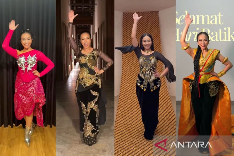 Yura Yunita bagikan ragam gaya berkain di Hari Batik 2026