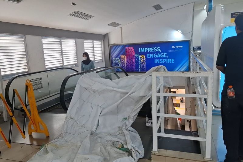 Korban luka gangguan eskalator di Stasiun Duri dapat penanganan medis