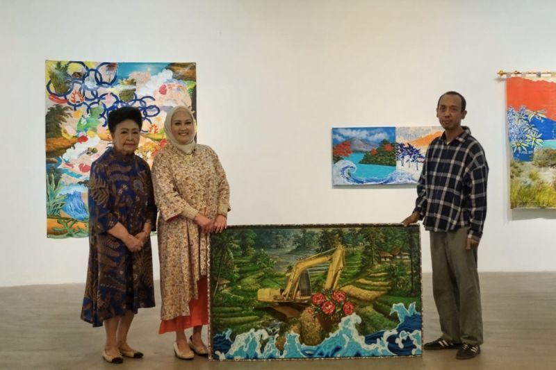 Arya Sudrajat abadikan kampung seni Jelekong lewat pameran tunggal