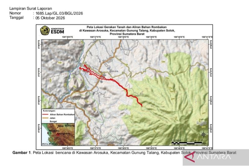 Badan Geologi dorong EWS dan Sabo Dam atasi risiko banjir di Solok