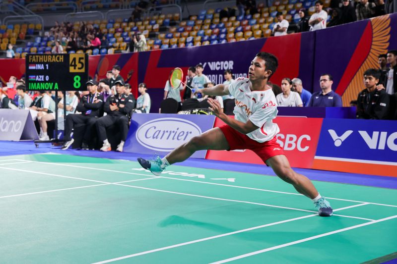 Fathurachman atasi ketegangan pada debut beregu level dunia