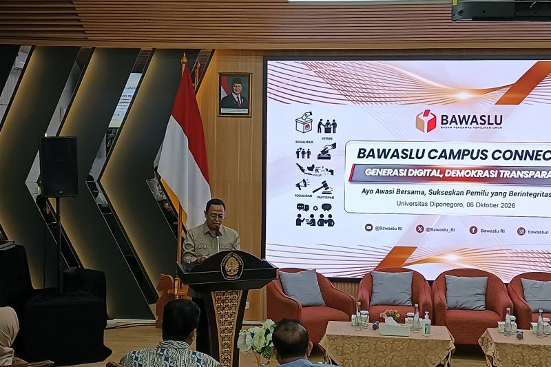 Bawaslu Ajak Mahasiswa Undip Jadi Pengawas Pemilu di Dunia Digital