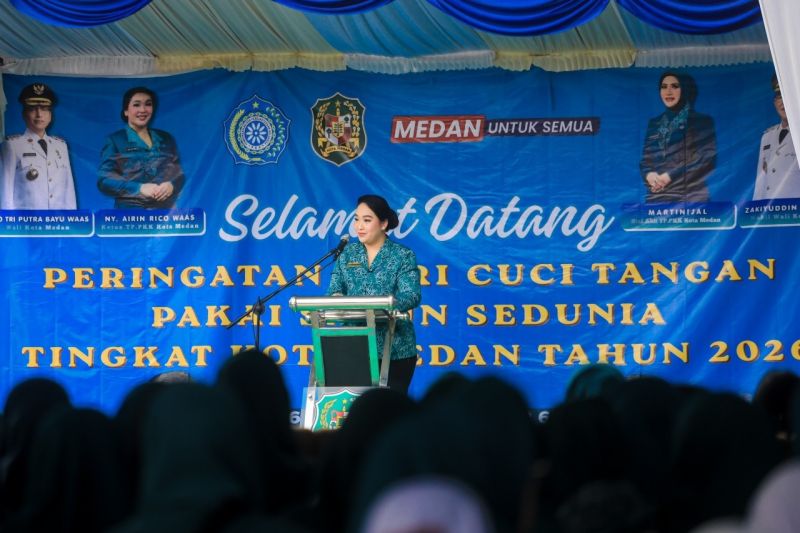 Ketua TP PKK Kota Medan tekankan pentingnya penerapan PHBS sejak dini