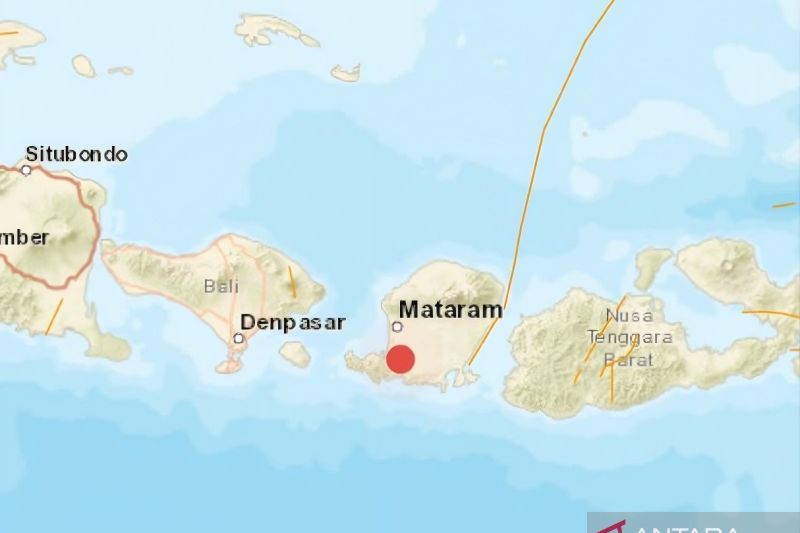 Gempa magnitudo 5,2 guncang Lombok Barat