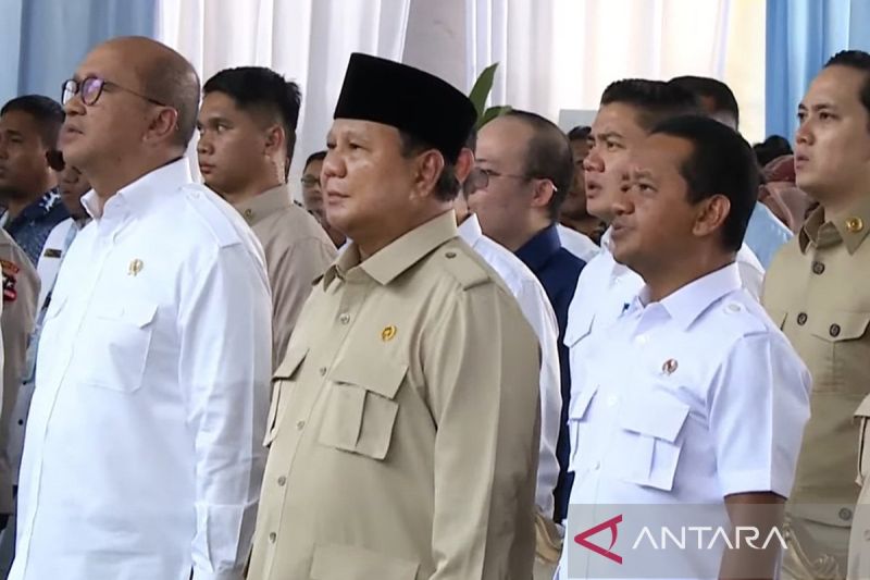 Prabowo tiba di IWIP Halmahera Tengah luncurkan proyek hilirisasi
