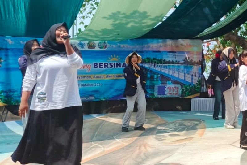 Ratusan pelajar Kepulauan Seribu ikuti Festival Pulau Tidung Bersinar