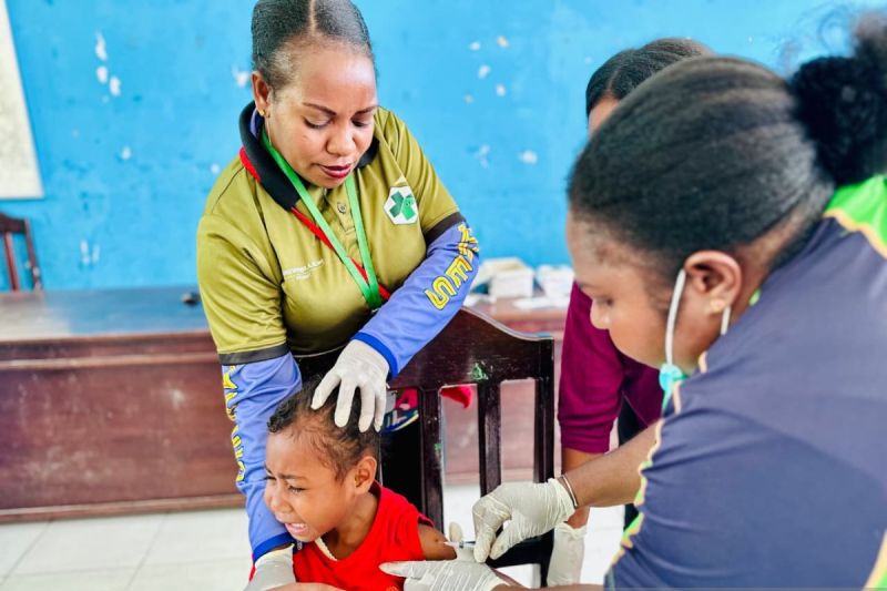 Imunisasi campak-rubela di Manokwari jangkau 6.035 anak