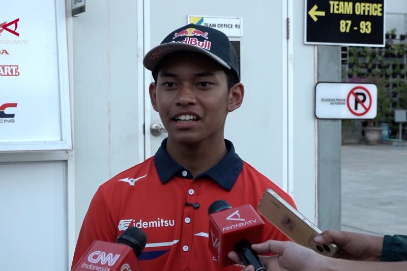 Pebalap Veda Pratama optimistis finis di zona poin di GP Mandalika