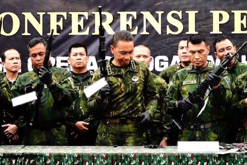 Kogabwilhan III sita 79 senpi selama operasi keamanan di Papua