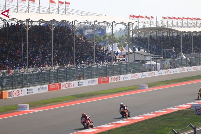 MotoGP tembus 157 ribu pengunjung, indikator dampak ekonomi tercapai