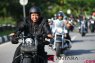 Romahurmuziy jelajahi Kendari dengan Harley Davidson