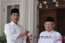 Jokowi makan siang bersama KH Ma'ruf Amin