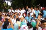 Prabowo jalan sehat bersama ribuan relawan Roemah Djoeang