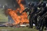 Polisi peragakan simulasi Sispamkota di Ambon