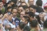 Jokowi disambut ribuan pengusaha pendukungnya di Istora Senayan