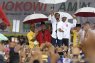 Jokowi ceritakan soal kerja sama dengan JK dalam kampanye di Makassar