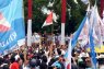 Titiek Soeharto melantunkan lagu "Rahasia Hati" saat kampanye Prabowo