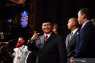 Prabowo berangkat ke lokasi debat diiringi dengan selawat