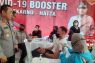 Polisi laksanakan vaksinasi penguat kedua di Bandara Soekarno-Hatta