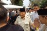 Mengikuti kegiatan Capres Prabowo Subianto di kawasan Banten Lama