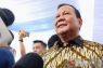 Prabowo tersenyum saat ditanya rencana pertemuan dengan Megawati