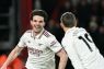 Declan Rice cetak brace, The Gunners  menang tipis 3-2 atas Bournemouth