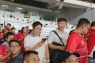 Pelatih timnas Vietnam Kim Sang-sik saksikan laga Indonesia di SUGBK