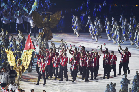 DEFILE KONTINGEN JORDANIA