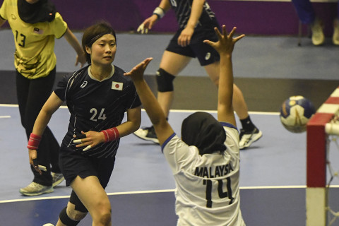 BOLA TANGAN PUTRI-JEPANG VS MALAYSIA