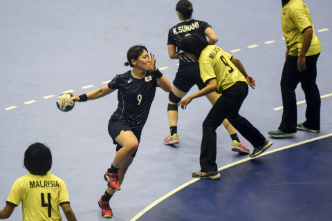 BOLA TANGAN PUTRI-JEPANG VS MALAYSIA