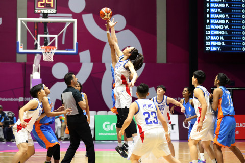 BASKET PUTRI - CHINESE TAIPEI VS INDIA