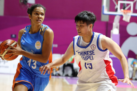 BASKET PUTRI - CHINESE TAIPEI VS INDIA