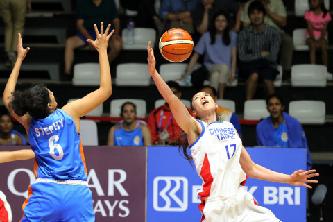 BASKET PUTRI - CHINESE TAIPEI VS INDIA