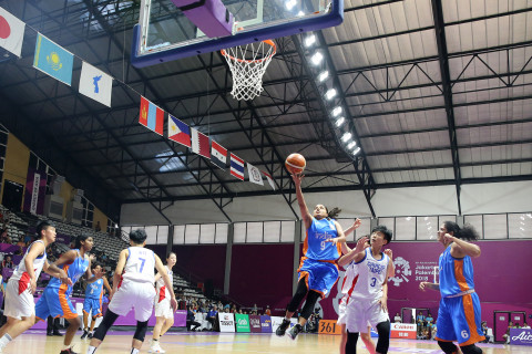 BASKET PUTRI - CHINESE TAIPEI VS INDIA