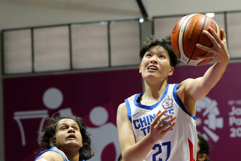 BASKET PUTRI - CHINESE TAIPEI VS INDIA