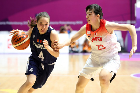 BASKET PUTRI - JEPANG VS MONGOLIA