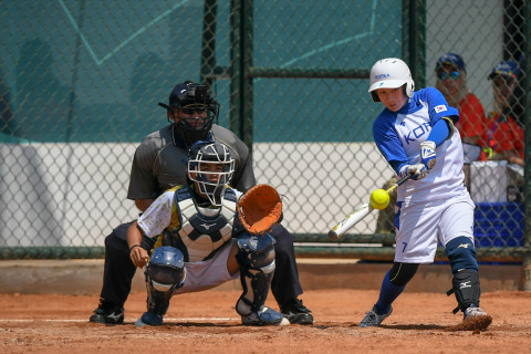 SOFTBALL KOREA VS HONG KONG ASIAN GAMES 2018