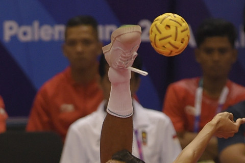 SEPAK TAKRAW PUTRA INDONESIA VS IRAN