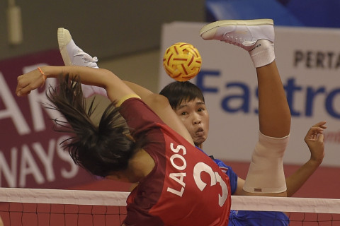 SEPAK TAKRAW PUTRI THAILAND VS LAOS