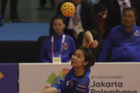 SEPAK TAKRAW PUTRI THAILAND VS LAOS