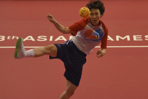 SEPAK TAKRAW PUTRI INDIA VS KOREA SELATAN