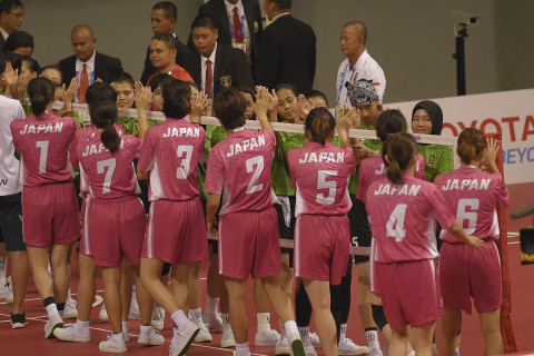 SEPAK TAKRAW PUTRI INDONESIA VS JEPANG