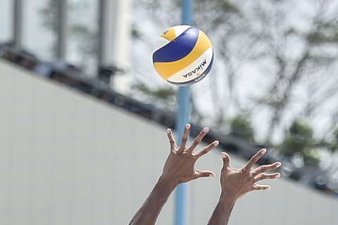 PENYISIHAN VOLLY PANTAI PRIA MALADEWA VS THAILAND