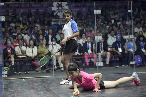 SQUASH BEREGU PUTRI FINAL INDIA VS HONG KONG