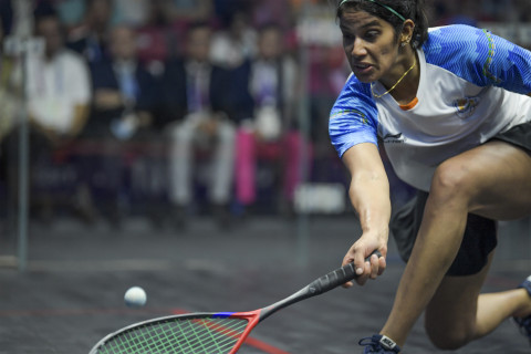 SQUASH BEREGU PUTRI FINAL INDIA VS HONG KONG