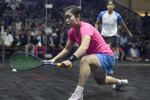 SQUASH BEREGU PUTRI FINAL INDIA VS HONG KONG