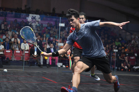 SQUASH BEREGU PUTRA FINAL HONG KONG VS MALAYSIA