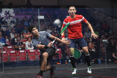 SQUASH BEREGU PUTRA FINAL HONG KONG VS MALAYSIA